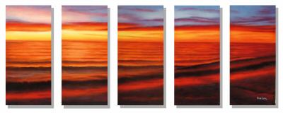 Dafen Oil Painting on canvas seascape painting -set232